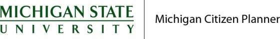 Continuing Education - Michigan Citizen Planner - 2014